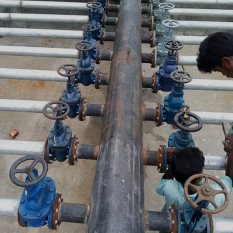 Any Water Treatment Plan, Pipe Line Work